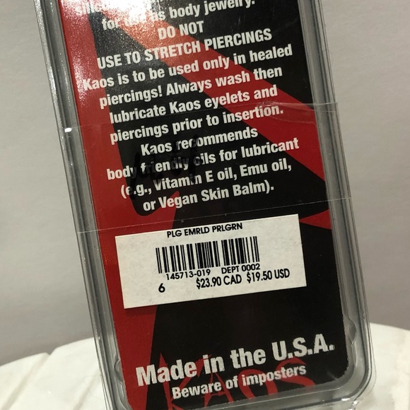 🌸NWT 6G Silicone Gages - Picture 2 of 2